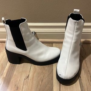 Topshop White Boots